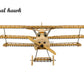 DIY Craft, Wood Building Kit,Building Toys, Christmas Gift Present,1:18 Fokker DRI Static Models X11