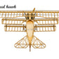 DIY Craft, Wood Building Kit,Building Toys, Christmas Gift Present,1:18 Fokker DRI Static Models X11