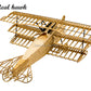 DIY Craft, Wood Building Kit,Building Toys, Christmas Gift Present,1:18 Fokker DRI Static Models X11