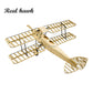 DIY Craft, Wood Building Kit,Building Toys, Christmas Gift Present,1:18 X10 De Havilland Tiger Moth Static Models