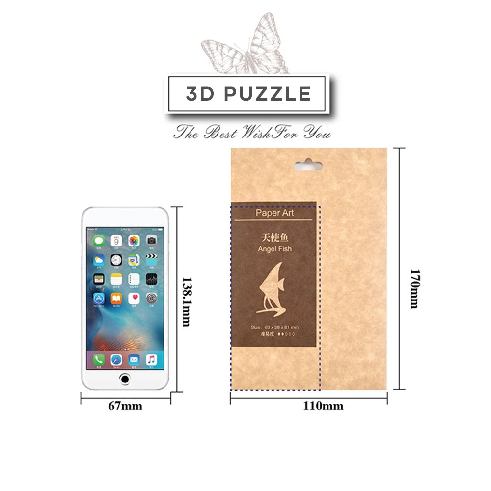 3D Ornaments Wooden Puzzle Animal Assembly Kits DIY Table Decoration Safe and Non-Toxic Easy Punch Out Gift Children Puzzle