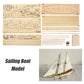 3-D Wooden Puzzle DIY Ship Craft Model Kits for Teenager Adult Pre-cut Assembly Building Toy Sailing Boat Kits Kids Gift