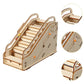 3D Wooden Mechanical Assembling Toys Escalator DIY Manual Science Experiment Puzzle Educational Model Mini Escalator Model