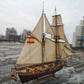 1:100 / 1:148 Wooden Ship Assembly Model DIY Kit Sailing Home Desktop Room Sailboat Decor Ship Model Set for Kids Adults Gifts