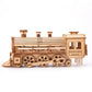 Steam Train Wooden Three-dimensional Puzzle 3D Retro Mechanical Model Assembled Building Blocks Toys Gifts