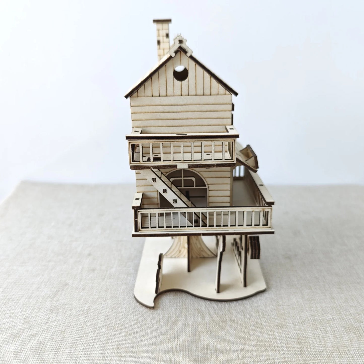 [Mechanical Gear Wooden Puzzle] 3D Mechanical Gear Wooden Puzzle Toy - DIY Model Kit For Adults, Brainstorming Toys, Holiday Gif