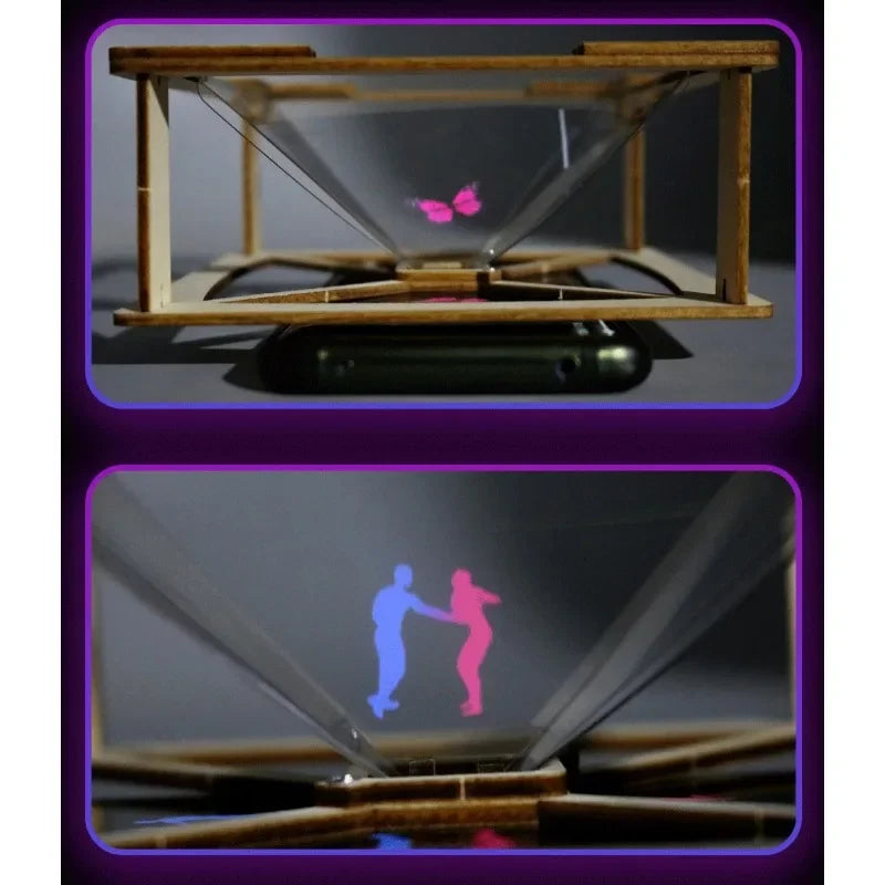 Handmade 3D Holographic Pro Jection DIY Models & Building Toy Science &Education Model Toy for Children Gift Toy Indoor handmade