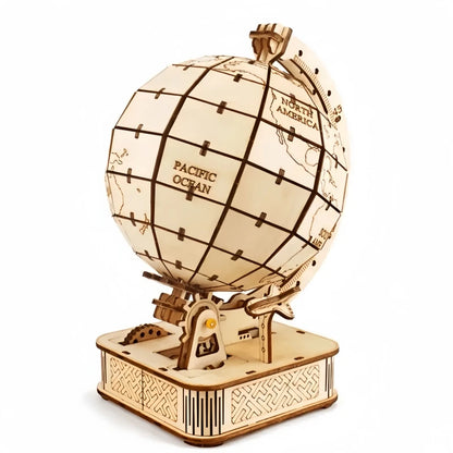 1 piece 3D Wooden Puzzle Globe. Model Kits Crafts Handmade Christmas And Birthday Gifts,Puzzle,3d Puzzle,Wooden Puzzle