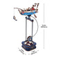 Robotime Rokr Gravity Swing Model Building Kit 3D Wooden Puzzle kit Sky Captain kit Ocean Fisher kit Best Gifts for Adults Teens