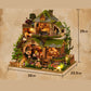 DIY Wooden Miniature Model Kit Forest Adventures Casa Doll Houses 3D Puzzle Dollhouse With Furniture for Friends Christmas Gifts