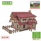 Wooden Building 3D Small House Beauty House Jigsaw Puzzle Laser Version Children's Early Education Educational Toys Kids Toys