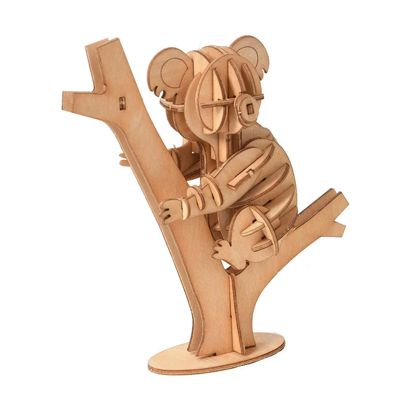 Laser Cutting DIY Sailing Ship Train Airplane Toys 3D Wooden Puzzle Toy Assembly Model Kits Desk Decoration for Children Kids