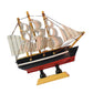 Wooden Sailboat Model Sailboat Decor Creative Ship Miniature Statue Figurine Home Decor Wooden Pirate Ship Model nament Sailing