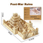 3D Wooden Puzzle WW2 War City Postwar Handmade Mechanical Assembly House Model DIY Kits Toys Desk Decoration Gifts For Kids