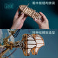MOC DIY 3D Wooden Puzzle Fantastic Spaceship Popular Assembly Model Kits Construction Toys For Children Kids Girls Birthday Gift