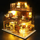 Wooden Doll House 3D Puzzle Assembly Building Model Kit Production Small Room Toys Home Bedroom Decoration With Furniture Light
