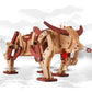 Wooden Gear Mechanical Ox Cart Model Invention in Ancient China Creative Assembly Toys Crafts Walks On Its Own Gift