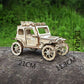 3D Puzzle Diy Wooden Toy Off-road Vehicle Car Assembly Model Adult Birthday Halloween Christmas Gift