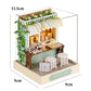 Wooden 3D Puzzles Mini Doll House DIY Small House Kits Assembly Model Building Room Bedroom With Furniture Dollhouse Xmas Gifts