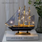 New Wooden Sailboat Model Office Living Room Decoration Crafts Nautical Decoration Creative Model Home Decoration Birthday Gift