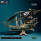 Master Of Mystery Future Pirate Ship Wooden Assembly Model Desktop Decoration Friend'S Birthday Gift Boutique Gift Box Set