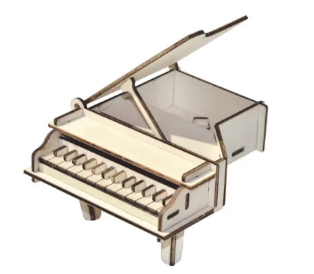 Wooden Building 3D Small House Beauty House Jigsaw Puzzle Laser Version Children's Early Education Educational Toys Kids Toys