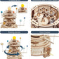 Robotime Rokr 316PCS Rotatable Mechanical Orrery DIY Wooden Model Building Block Kits Assembly Toy Gift for Children Adult ST001