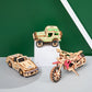 3D Wooden Cars Motorcycle Puzzle Assembly Model DIY Handmade Jigsaw Desktop Decorations for Kids Gift