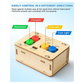MACH-RC Car  Wooden Science Kits Assembly Physics Experimental Tool Kit 3D Puzzle  Early Learning Teaching Materials