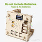 Rotatable DIY 3D Wooden Puzzles Electric Zoo Animals Amusement Park Turntable Model Mechanical Kits Decor Toys Gifts for Kids
