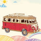 3D Puzzle Toy Wooden Car Style House Model Parent Child Interactive Creative DIY Toys Creative Puzzle Decoration Festival Gift