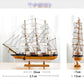 Wooden Sailing Ship Ornaments Famous Sailing Ships In The Age of Voyages Wooden Artwork Souvenirs for Office and Home Decoration