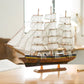 Wooden Sailing Ship Ornaments Famous Sailing Ships In The Age of Voyages Wooden Artwork Souvenirs for Office and Home Decoration