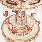 Children's 3D Wooden Puzzle Magic Amusement Park Wooden Toys Music Box Building Blocks Amusement Park Series Gifts Easy Assembly