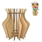 Bouquet Vase 3D Wooden Building Blocks Model Wood Stereo Stitch Puzzle Models Kit Gifts for Women Men