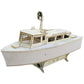 DIY Wooden Boat Model Kit Hand Assembled Electric Remote Control Boat Small Patrol Boat Model wooden ship model kit  toy