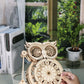 3D Wooden Puzzle Owl Clock Model Kits To Build Wooden Construction Handmade Craft Unique Christmas Gift