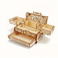 1pc 3D Wooden Puzzle Treasure Box Hand-Assembled Machinery Treasure Box