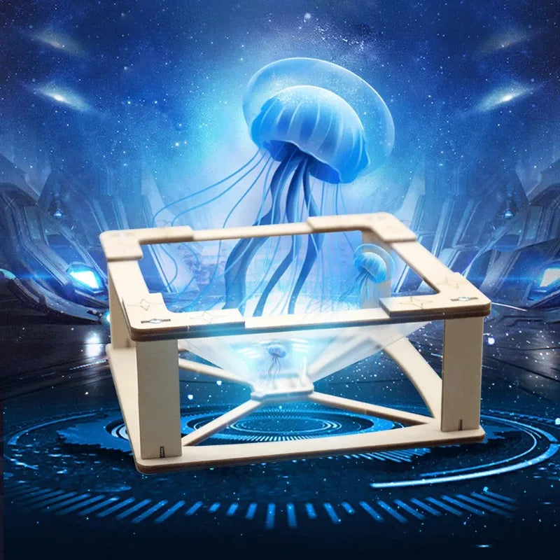 Handmade 3D Holographic Pro Jection DIY Models & Building Toy Science &Education Model Toy for Children Gift Toy Indoor handmade