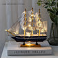 New Wooden Sailboat Model Office Living Room Decoration Crafts Nautical Decoration Creative Model Home Decoration Birthday Gift