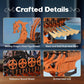 Robotime Boat Wooden Models 3D Puzzle Wooden Model Kits Viking Dragon Ship with Motor and LED Light Unique Gifts Ship