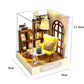 Wooden 3D Puzzles Mini Doll House DIY Small House Kits Assembly Model Building Room Bedroom With Furniture Dollhouse Xmas Gifts