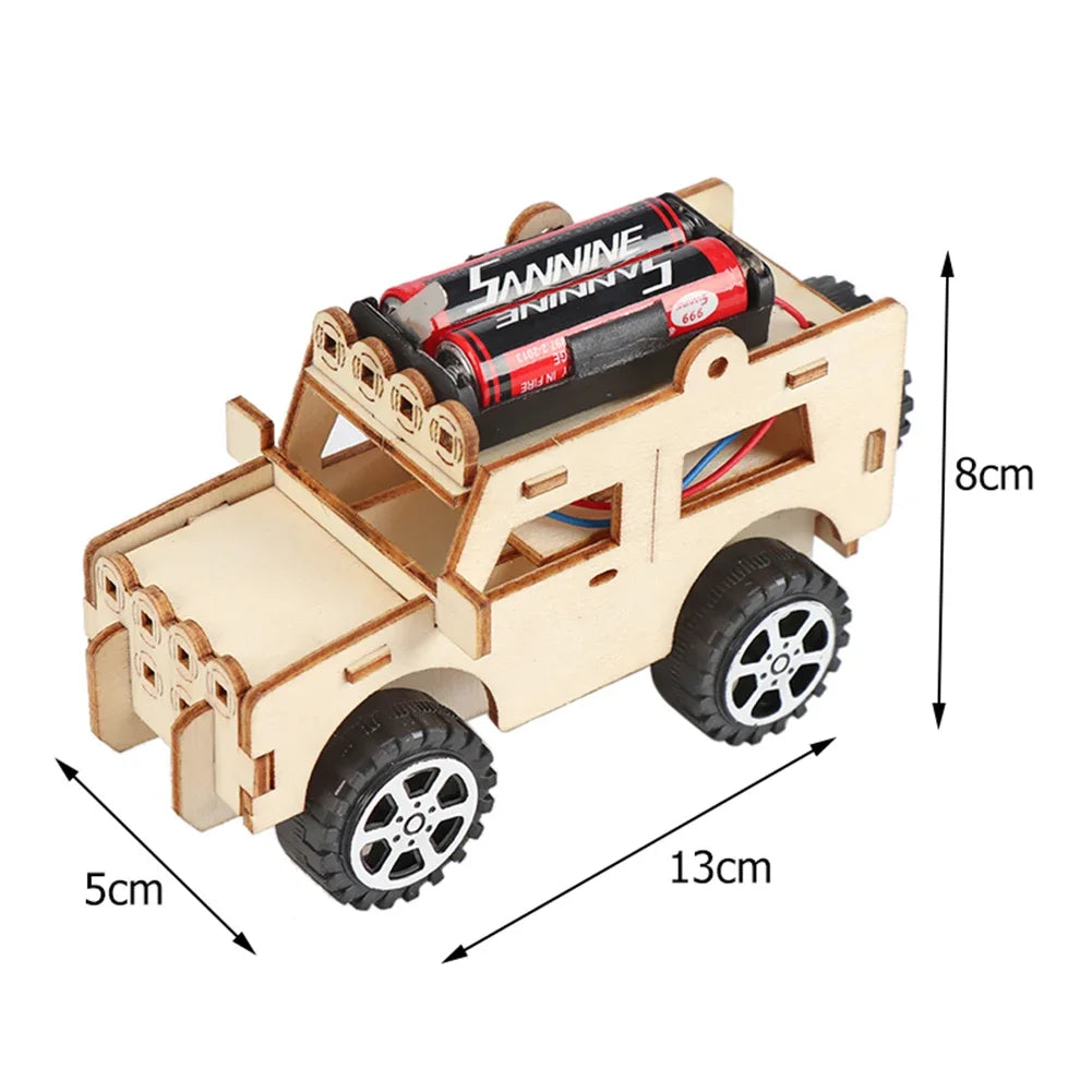 DIY Wooden Robot Eating Coin Invention Model Teaching Learning STEM Project for Students Kids Science Experiment Assemble Kit