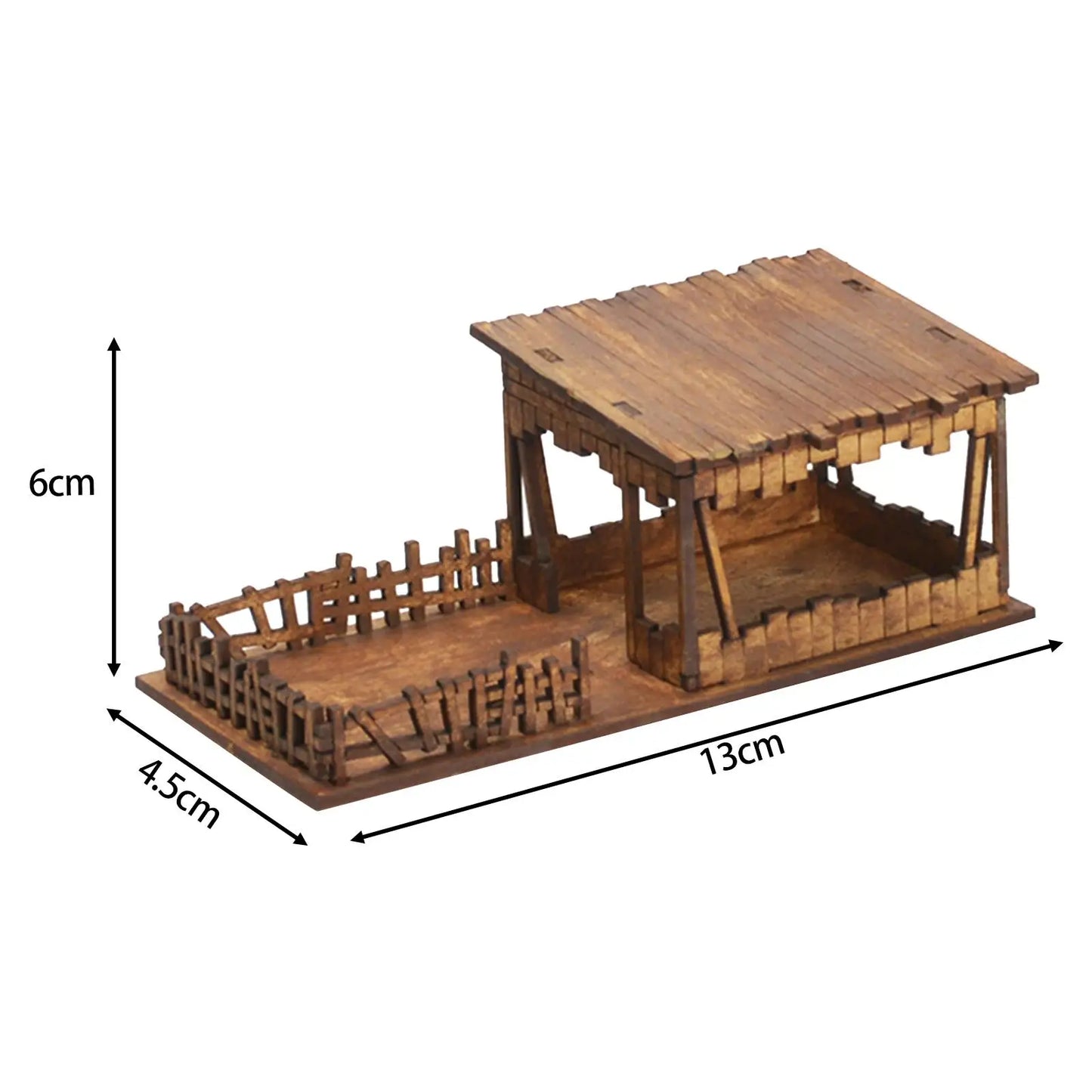 1/72 Models DIY Wooden House Assemble DIY Crafts Miniature House Handmade Buiilding Model Architecture Kits House Diorama Layout