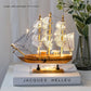 New Wooden Sailboat Model Office Living Room Decoration Crafts Nautical Decoration Creative Model Home Decoration Birthday Gift