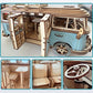 3D Wooden Car Puzzle Retro Bus European Style Campervan DIY Assembly Model Kit Educational Toy for Children Kids Home Decoration