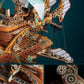 Assembly Fantastic Spaceship Model Fantasy Airship Handicraft DIY 3D Wooden Puzzle Miniature Model Collection