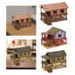1/72 Models DIY Wooden House Assemble DIY Crafts Miniature House Handmade Buiilding Model Architecture Kits House Diorama Layout
