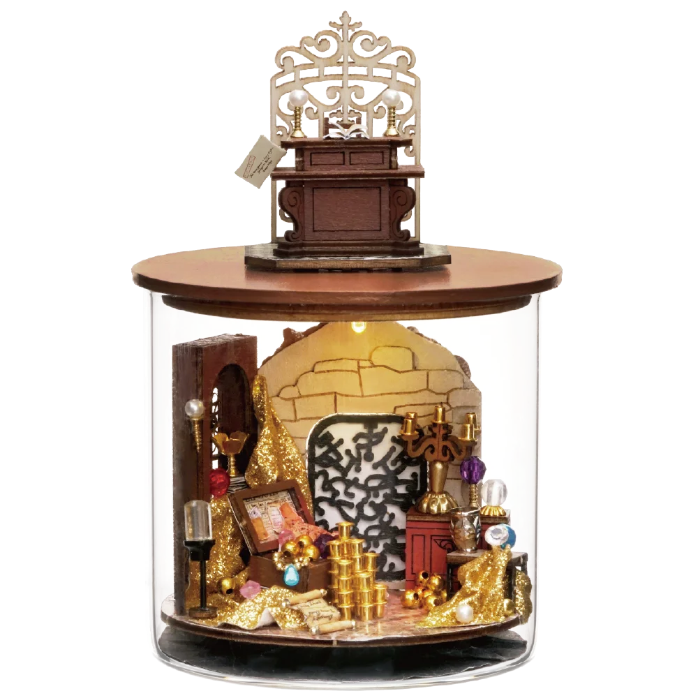 Wooden Mini DIY Kit For Doll house Making And Assembling Room Models Toys Home And Bedroom Decorations With Furniture Dollhouse