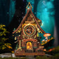 Robotime Rokr Cuckoo Clock Mechanical 3D Wooden Puzzles DIY Mechanical Aesthetic Room Decor Unique Gift for Adult